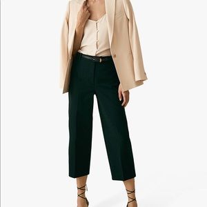 NWT Reiss Faith Crop Trouser in Dark Green (6)
